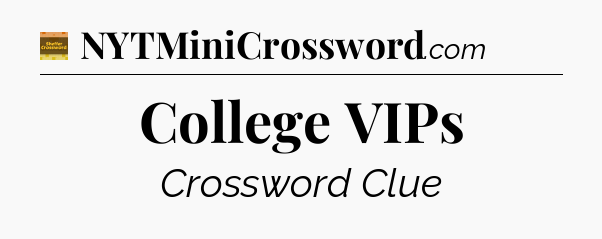 College VIPs - Eugene Sheffer Crossword