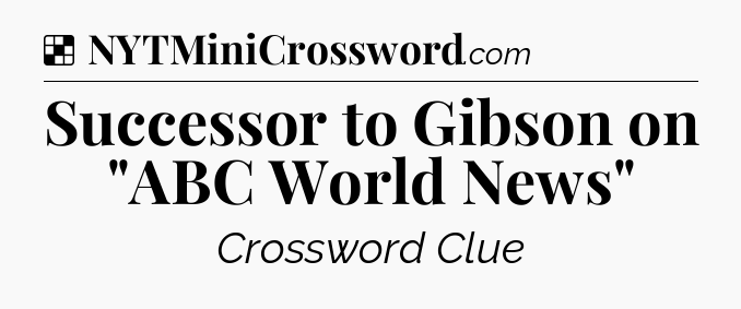 Solution: Successor to Gibson on 