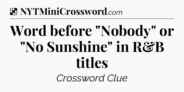 Solution: Word before 