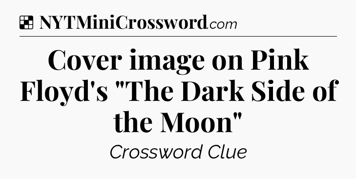 Solution: Cover image on Pink Floyd's 