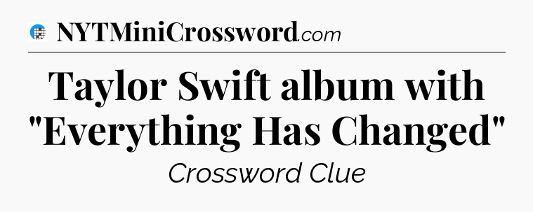 Taylor Swift album with 