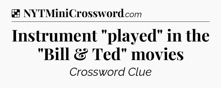 Solution: Instrument 