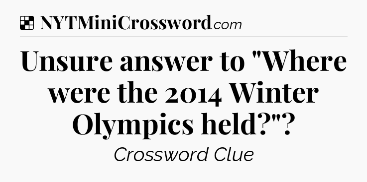 Solution: Unsure answer to 