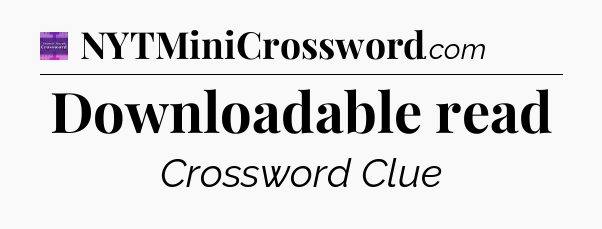 Downloadable read - Thomas Joseph Crossword