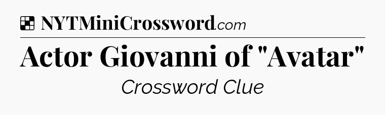 Solution: Actor Giovanni of 