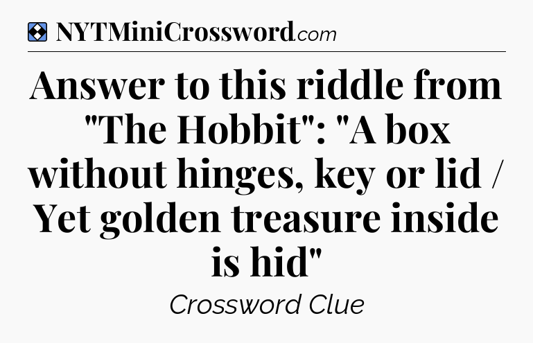 Solution: Answer to this riddle from 