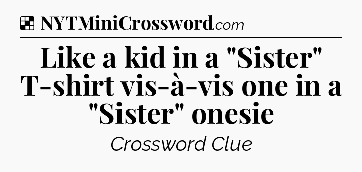 Solution: Like a kid in a 