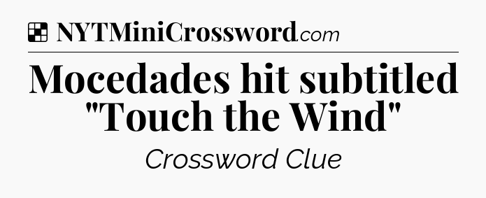 Solution: Mocedades hit subtitled 