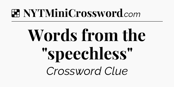 Solution: Words from the 