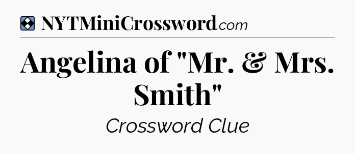 Solution: Angelina of 