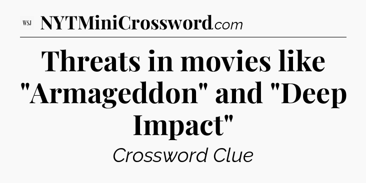 Threats in movies like 