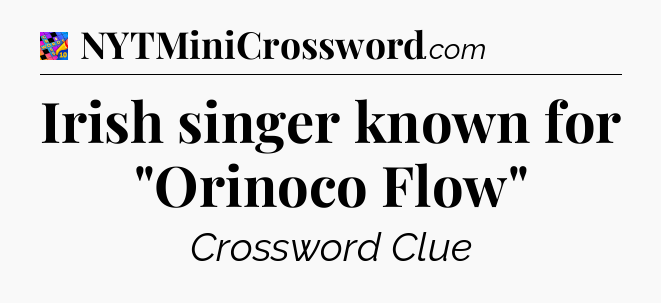 Irish singer known for 