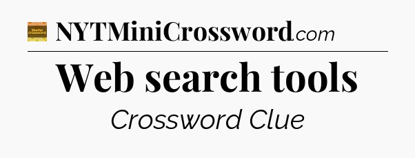 Web search tools - Eugene Sheffer Crossword