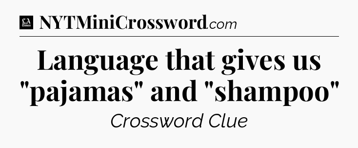 Language that gives us 