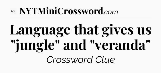 Language that gives us 