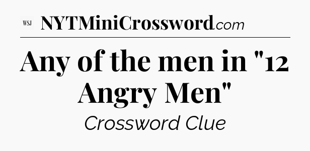 Any of the men in 