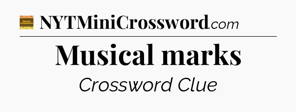 Musical marks - Eugene Sheffer Crossword