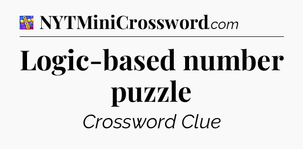 Logic-based number puzzle Codycross