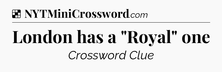 Solution: London has a 