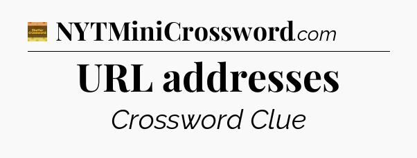 URL addresses - Eugene Sheffer Crossword