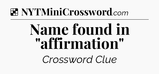 Solution: Name found in 