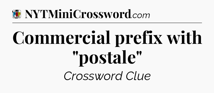 Commercial prefix with 