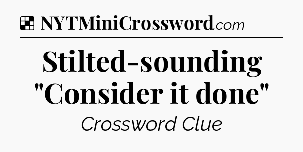 Solution: Stilted-sounding 