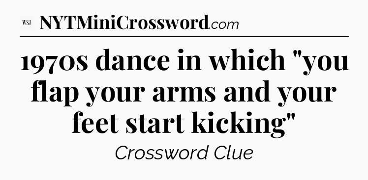 1970s dance in which 