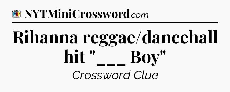 Rihanna reggae/dancehall hit 