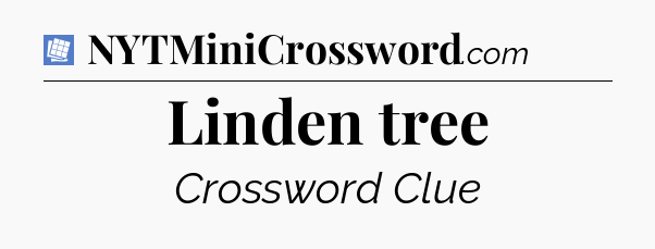 Linden tree Puzzle Page Crossword Clue