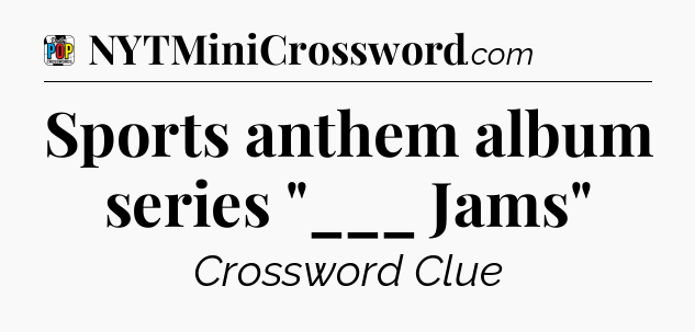 Sports anthem album series 