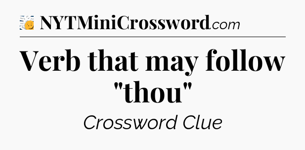 Verb that may follow 