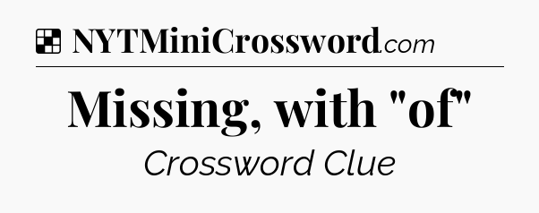 Solution: Missing, with 