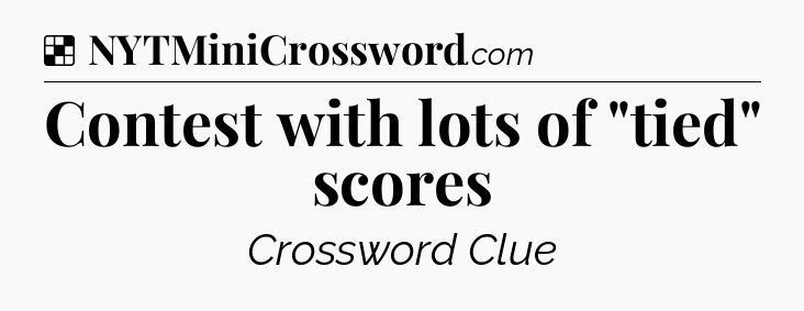 Solution: Contest with lots of 