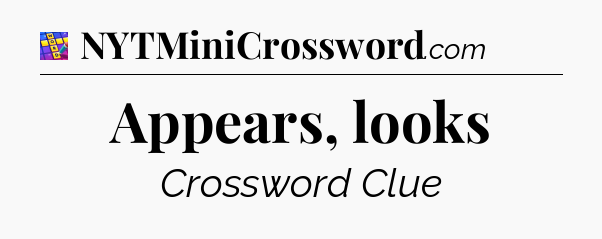 Appears, looks Codycross