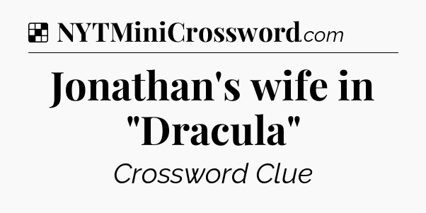 Solution: Jonathan's wife in 