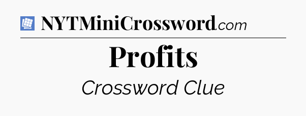 Profits Puzzle Page Crossword Clue