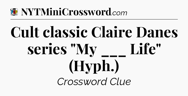 Cult classic Claire Danes series 