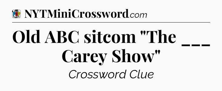 Old ABC sitcom 