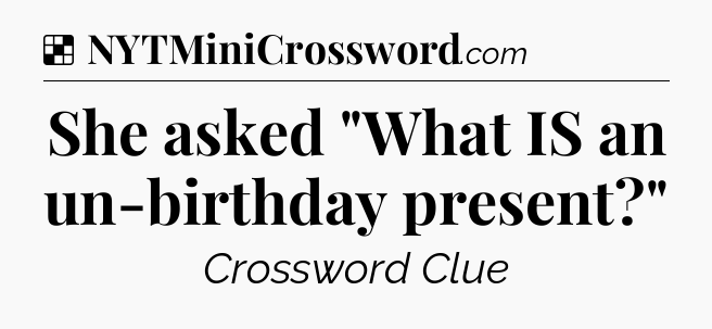 Solution: She asked 