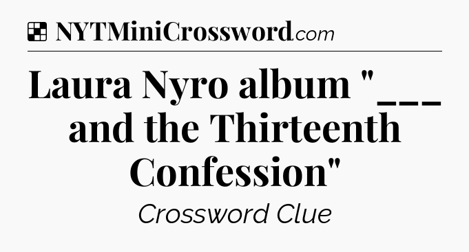 Solution: Laura Nyro album 