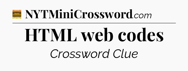 HTML web codes - Eugene Sheffer Crossword