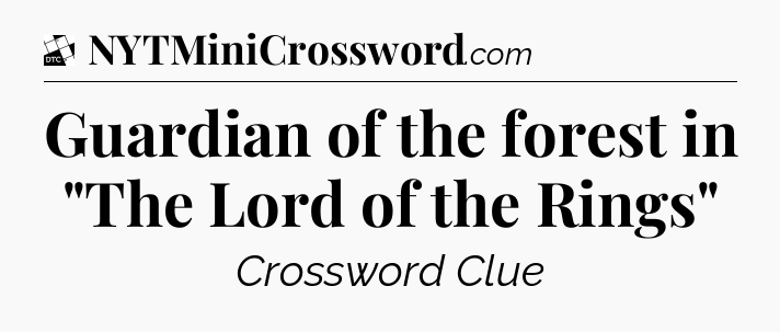 Guardian of the forest in 