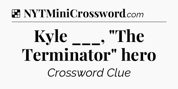Solution: Kyle ___, 