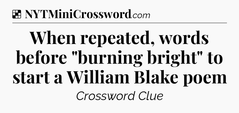 Solution: When repeated, words before 