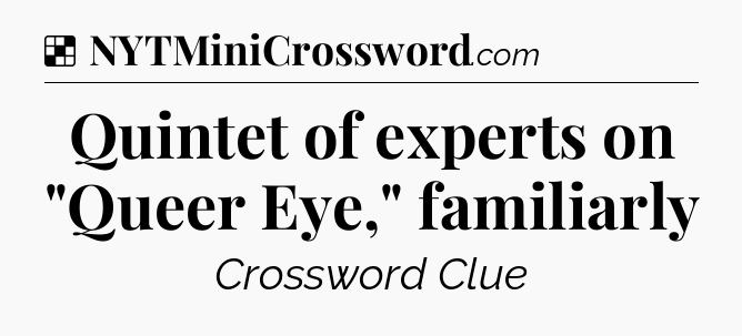 Solution: Quintet of experts on 