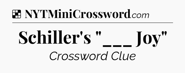 Solution: Schiller's 