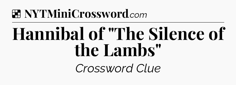Solution: Hannibal of 