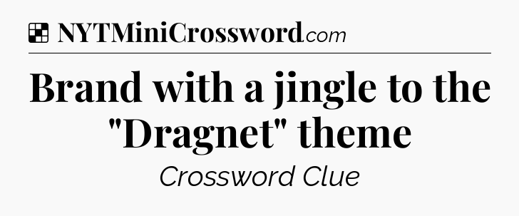 Solution: Brand with a jingle to the 