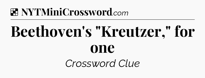 Solution: Beethoven's 